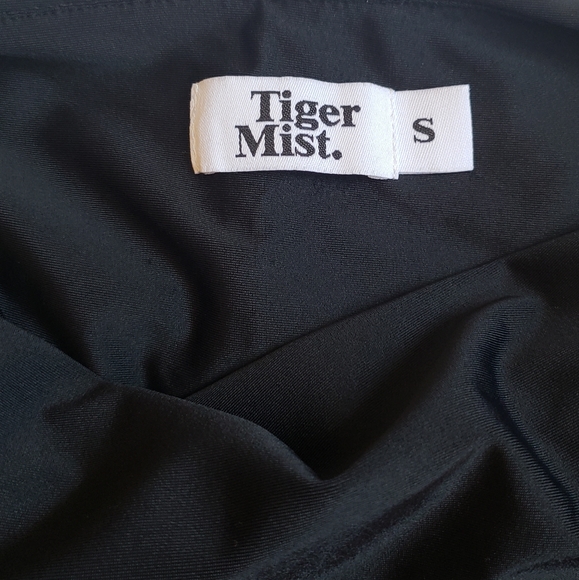 TIGER MISTER Black Sunrise Tie Back Ruched Dress - Picture 5 of 11